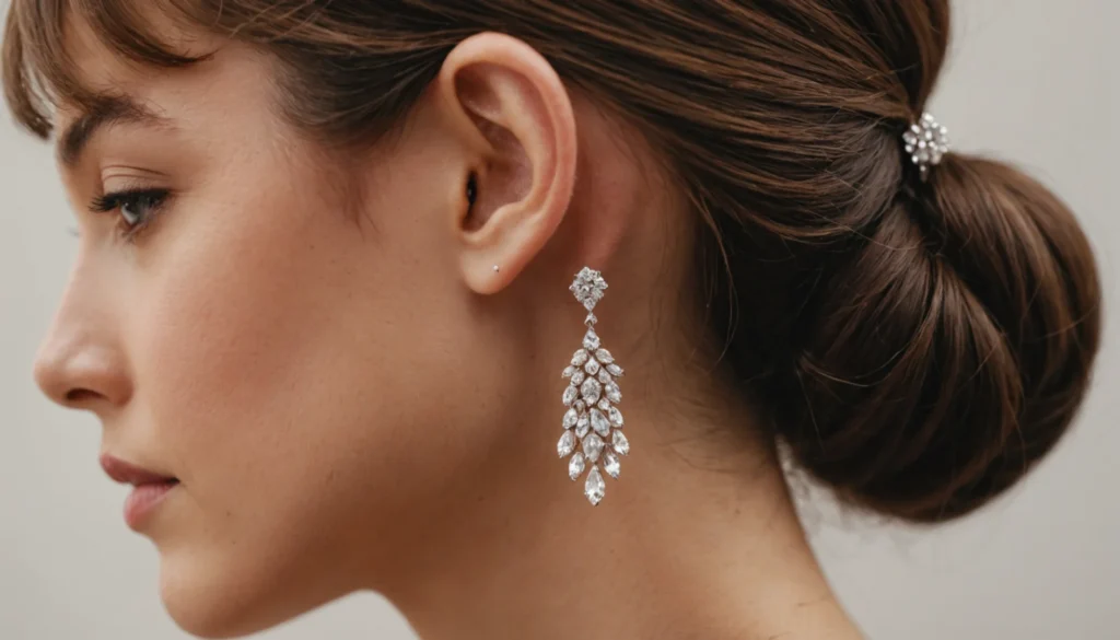 boucle d'oreille non percée