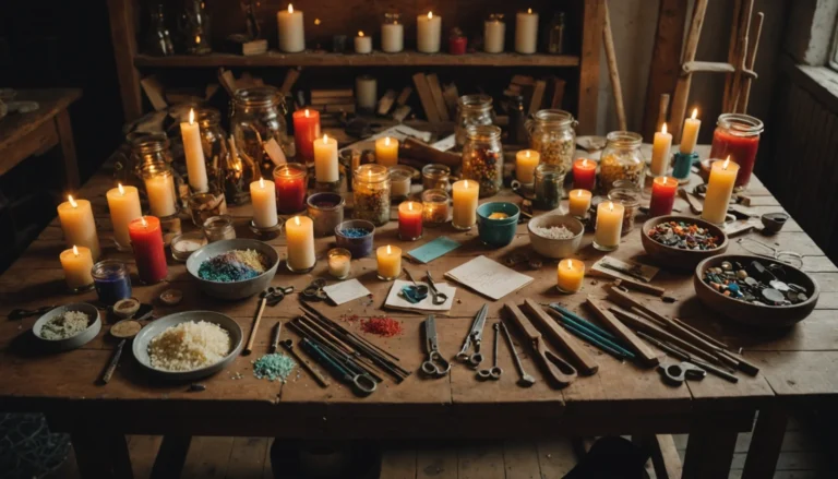 faire des bougies avec des restes